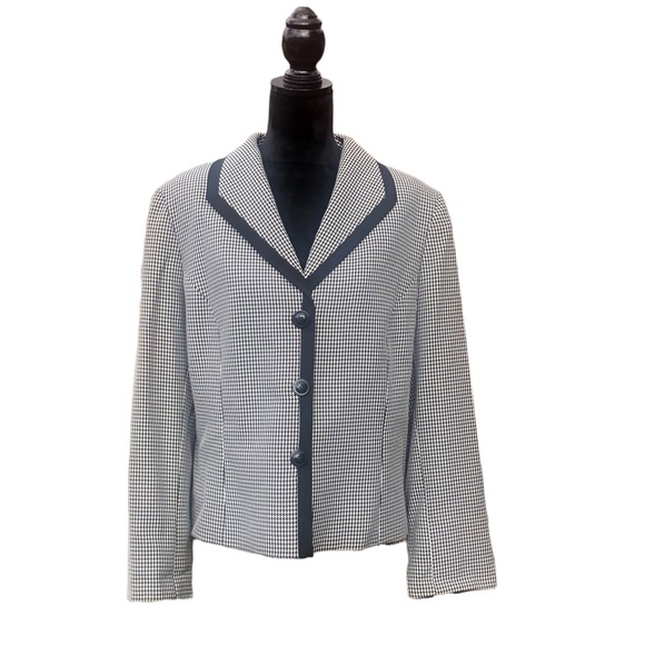 Evan Picone Jackets & Blazers - Evan Picone Houndstooth Blazer Size 18